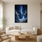 Premium Wall Art Dikey Html Edition – ASTROLOGYNW2077 styled in a refined neutral interior