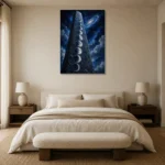 Premium Wall Art Dikey Html Edition – ASTROLOGYNW2078 showcased in an elegant minimalist interior