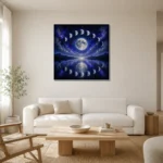 Premium Wall Art Kare Html Edition – ASTROLOGYNW2081 styled in a refined neutral interior