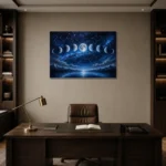Premium Wall Art Yatay Html Edition – ASTROLOGYNW2085 displayed in a contemporary gallery-inspired room