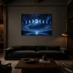 Premium Wall Art Yatay Html Edition – ASTROLOGYNW2085 shown in a warm modern interior