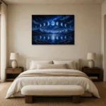 Premium Wall Art Yatay Html Edition – ASTROLOGYNW2087 showcased in an elegant minimalist interior