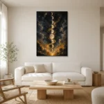 Premium Wall Art Dikey Html Edition – ASTROLOGYNW2091 styled in a refined neutral interior