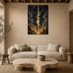 Premium Wall Art Dikey Html Edition – ASTROLOGYNW2091 presented in a sophisticated home setting