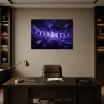 Premium Wall Art Yatay Html Edition – ASTROLOGYNW2095 displayed in a contemporary gallery-inspired room