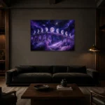 Premium Wall Art Yatay Html Edition – ASTROLOGYNW2096 shown in a warm modern interior
