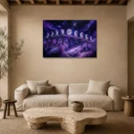Premium Wall Art Yatay Html Edition – ASTROLOGYNW2096 presented in a sophisticated home setting