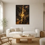 Premium Wall Art Dikey Html Edition – ASTROLOGYNW2097 styled in a refined neutral interior