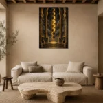 Premium Wall Art Dikey Html Edition – ASTROLOGYNW2099 presented in a sophisticated home setting