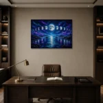 Premium Wall Art Yatay Html Edition – ASTROLOGYNW2108 displayed in a contemporary gallery-inspired room