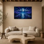 Premium Wall Art Yatay Html Edition – ASTROLOGYNW2108 presented in a sophisticated home setting