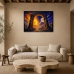 Premium Wall Art Yatay Html Edition – ASTROLOGYNW2111 presented in a sophisticated home setting