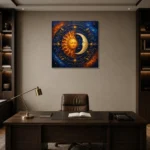 Premium Wall Art Kare Html Edition – ASTROLOGYNW2112 displayed in a contemporary gallery-inspired room