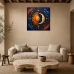 Premium Wall Art Kare Html Edition – ASTROLOGYNW2112 presented in a sophisticated home setting