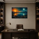 Premium Wall Art Yatay Html Edition – ASTROLOGYNW2119 displayed in a contemporary gallery-inspired room