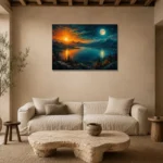 Premium Wall Art Yatay Html Edition – ASTROLOGYNW2119 presented in a sophisticated home setting