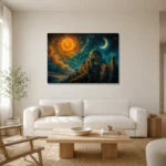 Premium Wall Art Yatay Html Edition – ASTROLOGYNW2120 styled in a refined neutral interior