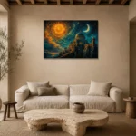 Premium Wall Art Yatay Html Edition – ASTROLOGYNW2120 presented in a sophisticated home setting