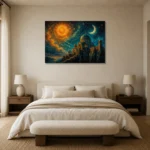 Premium Wall Art Yatay Html Edition – ASTROLOGYNW2120 showcased in an elegant minimalist interior