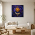 Premium Wall Art Kare Html Edition – ASTROLOGYNW2121 styled in a refined neutral interior