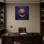 Premium Wall Art Kare Html Edition – ASTROLOGYNW2121 displayed in a contemporary gallery-inspired room