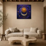 Premium Wall Art Kare Html Edition – ASTROLOGYNW2121 presented in a sophisticated home setting