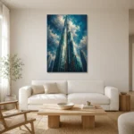 Premium Wall Art Yatay Html Edition – ASTROLOGYNW2127 styled in a refined neutral interior