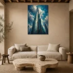 Premium Wall Art Yatay Html Edition – ASTROLOGYNW2127 presented in a sophisticated home setting