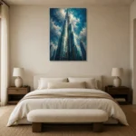 Premium Wall Art Yatay Html Edition – ASTROLOGYNW2127 showcased in an elegant minimalist interior