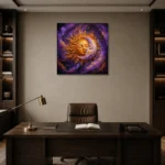 Premium Wall Art Kare Html Edition – ASTROLOGYNW2130 displayed in a contemporary gallery-inspired room