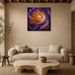 Premium Wall Art Kare Html Edition – ASTROLOGYNW2130 presented in a sophisticated home setting