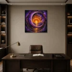 Premium Wall Art Kare Html Edition – ASTROLOGYNW2132 displayed in a contemporary gallery-inspired room