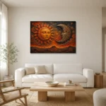 Premium Wall Art Yatay Html Edition – ASTROLOGYNW2136 styled in a refined neutral interior