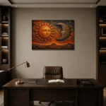 Premium Wall Art Yatay Html Edition – ASTROLOGYNW2136 displayed in a contemporary gallery-inspired room