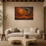 Premium Wall Art Yatay Html Edition – ASTROLOGYNW2136 presented in a sophisticated home setting
