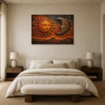 Premium Wall Art Yatay Html Edition – ASTROLOGYNW2136 showcased in an elegant minimalist interior