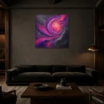 Premium Wall Art Kare Html Edition – ASTROLOGYNW2140 shown in a warm modern interior