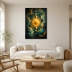 Premium Wall Art Dikey Html Edition – ASTROLOGYNW2143 styled in a refined neutral interior