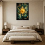 Premium Wall Art Dikey Html Edition – ASTROLOGYNW2143 showcased in an elegant minimalist interior