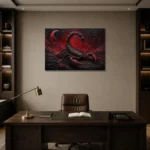 Premium Wall Art Yatay Html Edition – ASTROLOGYNW2145 displayed in a contemporary gallery-inspired room