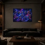 Premium Wall Art Yatay Html Edition – ASTROLOGYNW2155 shown in a warm modern interior
