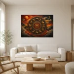 Premium Wall Art Yatay Html Edition – ASTROLOGYNW2160 styled in a refined neutral interior