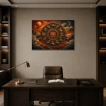 Premium Wall Art Yatay Html Edition – ASTROLOGYNW2160 displayed in a contemporary gallery-inspired room