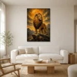 Premium Wall Art Dikey Html Edition – ASTROLOGYNW2170 styled in a refined neutral interior