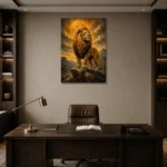 Premium Wall Art Dikey Html Edition – ASTROLOGYNW2170 displayed in a contemporary gallery-inspired room