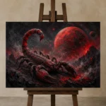Premium Wall Art Yatay Html Edition – ASTROLOGYNW2172 displayed on a studio easel