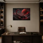 Premium Wall Art Yatay Html Edition – ASTROLOGYNW2172 displayed in a contemporary gallery-inspired room