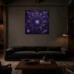 Premium Wall Art Kare Html Edition – ASTROLOGYNW2175 shown in a warm modern interior