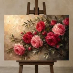 Premium Wall Art Yatay Html Edition – BEDROOMNW02001 displayed on a studio easel