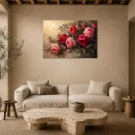 Premium Wall Art Yatay Html Edition – BEDROOMNW02001 presented in a sophisticated home setting